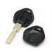 BMW ID44 transponder chip key metal without logo HU58