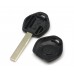 BMW ID44 transponder chip key metal without logo HU92